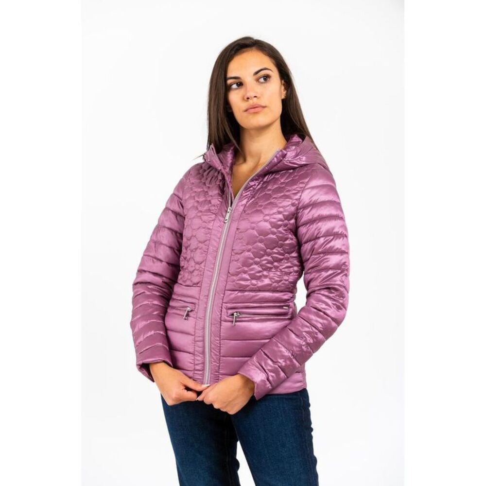 Gas Pink Polyester Women's Parka